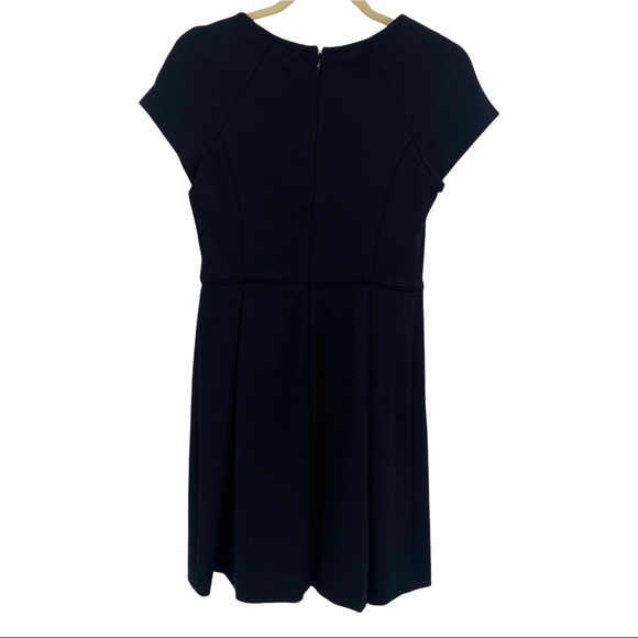 Banana Republic Black Jewel Neckline Dress Size 2P - Picture 3 of 10
